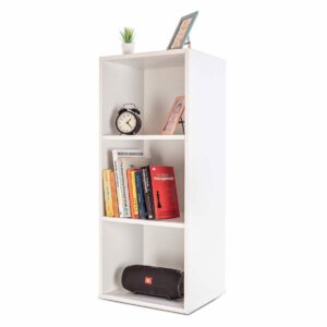 STAN Bookcase size 103cm x 40cm Made of MDF with White Color