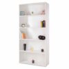 STAN Bookcase size 180cm x 80cm Made of MDF with White Color