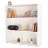 STAN Bookcase size 103cm x 80cm Made of MDF with White Color