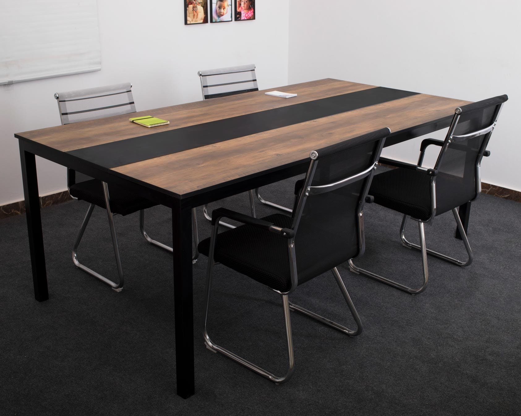 GRAD Dark Meeting Table
