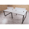 BEKAN Workstation with glass partition to 4 Person