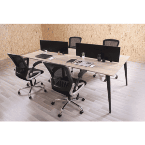 LAVA Workstation for 4 Person Made of MDF Wood