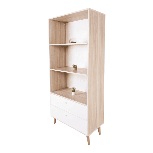 PROL Bookcase Made of MDF with Carmen Color