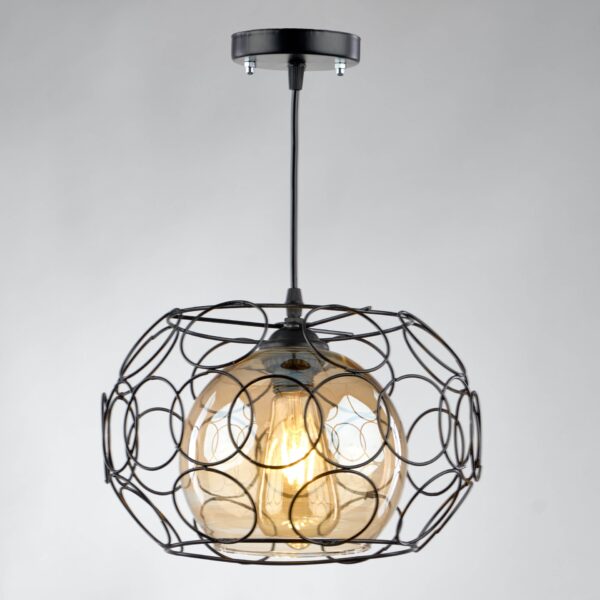 Black Modern Ceiling Pendant RB1005 نجفة سقف مودرن اسود