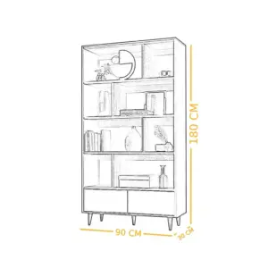 Alternative view of Bookcase BOC106 مكتبة