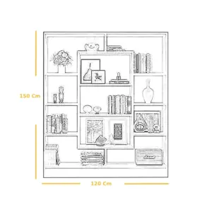Alternative view of Bookcase BOC111 مكتبة