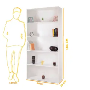 Alternative view of Bookcase 80CM*180CM STAN مكتبة