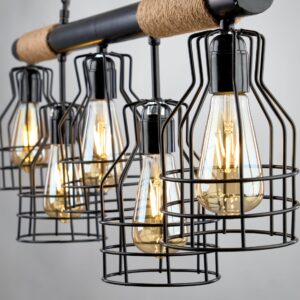 Alternative view of Canon Modern Black Chandelier R1003 نجفة كانون مودرن اسود
