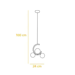 Alternative view of Ceiling Lamp CL076 مصباح سقف
