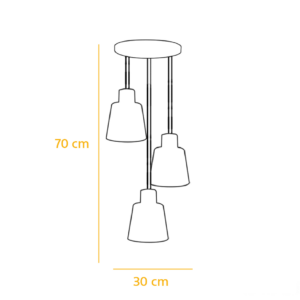 Alternative view of Ceiling Lamp CL084 نجفة