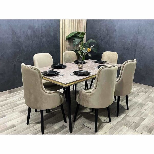 Counter Wood Dining Set 7 Pieces طقم سفرة خشب