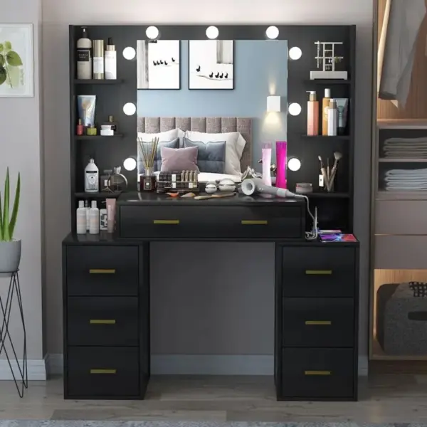 Dresser With Mirror DR105 تسريحة بمراة