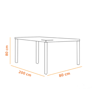 Alternative view of European Wood Dining Set 9 Pieces طقم سفره خشب