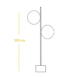 Alternative view of Floor Lamp FL007 مصباح سقف