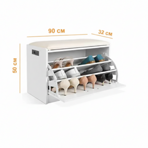 Alternative view of Wooden Shoe Rack SHR0001 جزامة