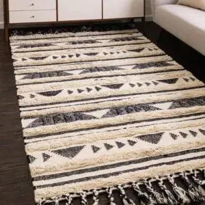 Handmade Wool Rug HMK0035 سجادة مصنوعة يدويا من الصوف