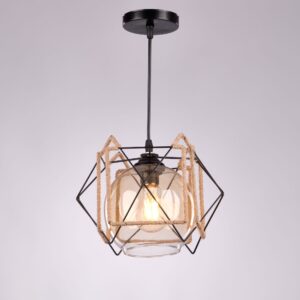 Alternative view of Modern Black Piano Pendant R1037 دلاية بيانو مودرن اسود