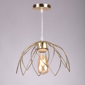 Alternative view of Modern Gold Lotus Pendant RG1048 دلاية لوتس مودرن ذهبي