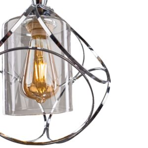 Alternative view of Modern Silver Triple Bubbles Pendant 3MS120 دلاية بابلز ثلاثية مودرن فضي