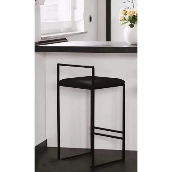 Steel Bar Chair Black BRC0020 كرسي بار