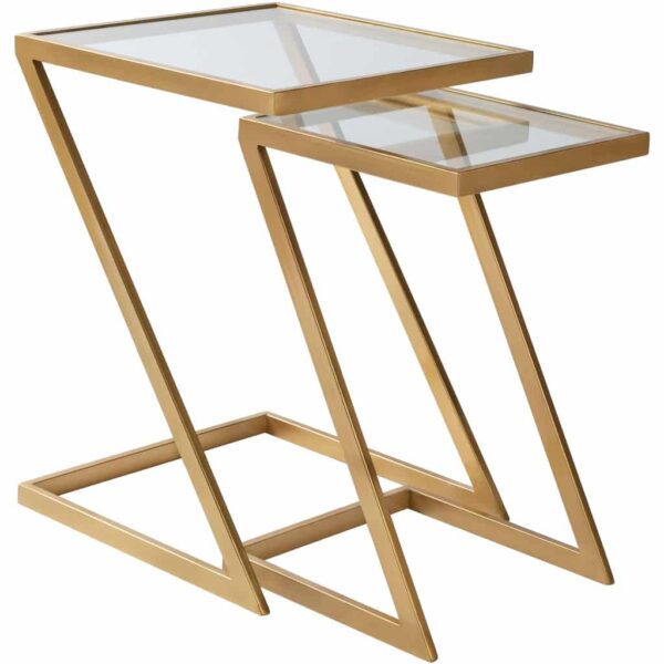 Steel Side Table ST0015 ترابيزة جانبية ثنائية