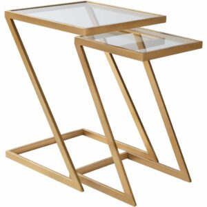 Alternative view of Steel Side Table STA015 ترابيزة جانبية ثنائية