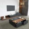 TV Unit and Coffee Table TVU036 طقم ترابيزة تلفزيون وترابيزة قهوة