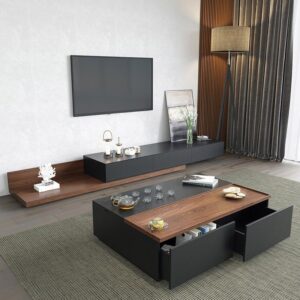 TV Unit and Coffee Table TVU036 طقم ترابيزة تلفزيون وترابيزة قهوة
