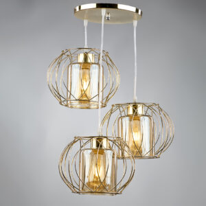 Triple Lash Modern Gold Pendant 3RG1029 دلاية ثلاثية لاش مودرن ذهبي