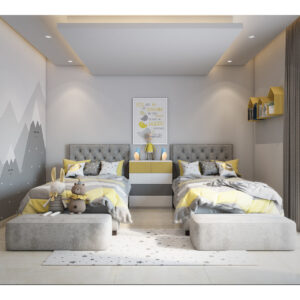 Two Beds BED071 سريرين