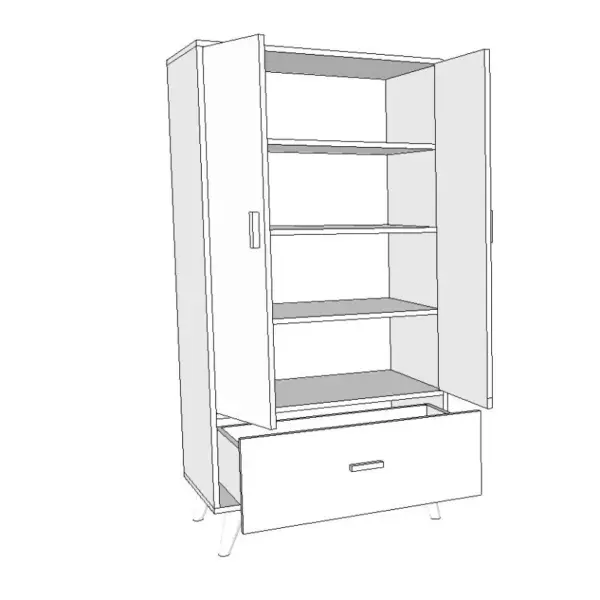 Wardrobe WD022 دولاب