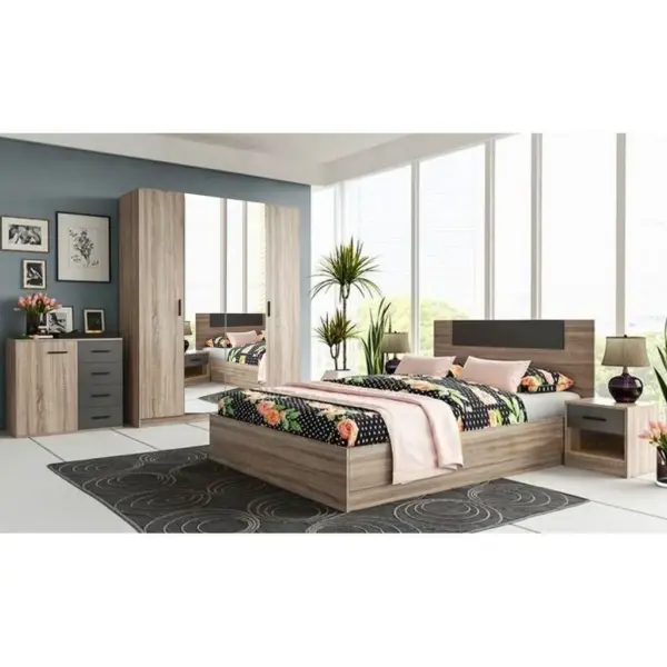 Wooden Bedroom Set BRS0012 غرفة النوم