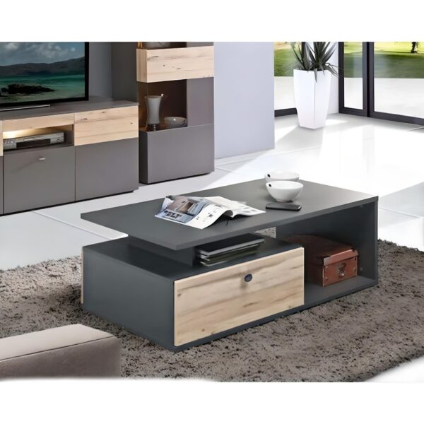 Wooden Coffee Table Black ترابيزة قهوة سودا