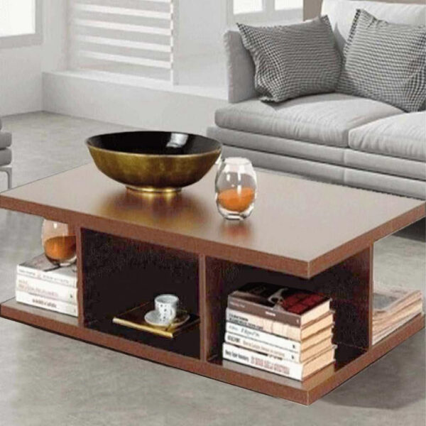 Wooden Coffee Table Brown ترابيزة قهوة بني