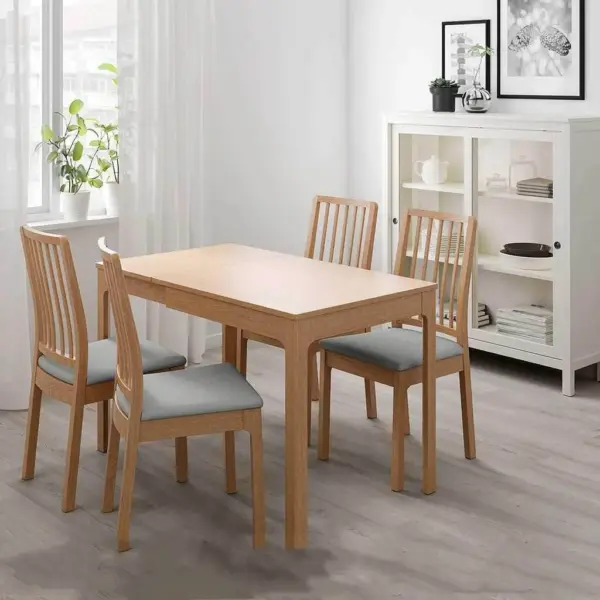 Wooden Dining Set 5 Pieces طقم سفره خشب