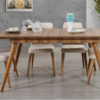 Wooden Dining Set 5 Pieces طقم غرفة طعام 5 قطع