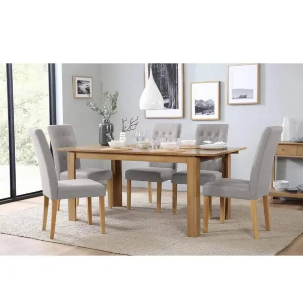 Wooden Dining Set 7 Pieces طقم سفره خشب