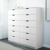 Wooden Dresser With 12 Drawers تسريحة متعددة الادراج 12 درج