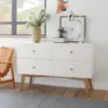 Wooden Dresser With 4 Drawers تسريحة ب 4 أدراج