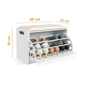 Alternative view of Wooden Shoe Rack SHR0001 جزامة
