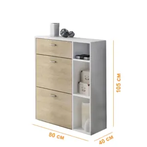 Alternative view of Wooden Shoe Rack SHR0009 جزامة