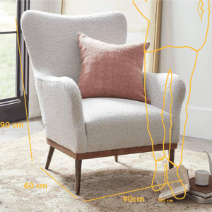 Alternative view of Armchair ACH028 فوتيه