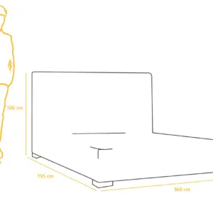 Alternative view of Bed BED001 سرير
