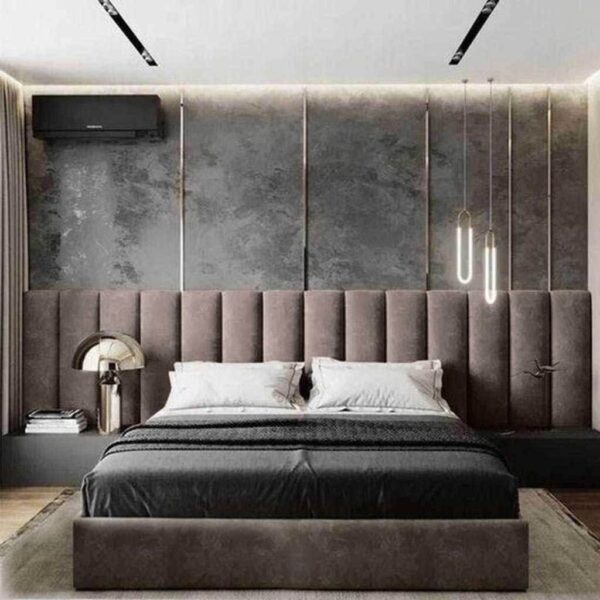 Bed With Two Commodes KBED008 سرير مع اتنين كومود