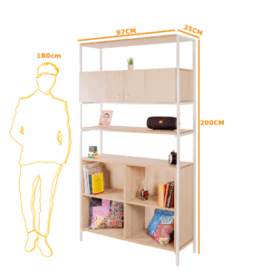 Alternative view of Bookcase ERINE مكتبة