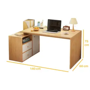Alternative view of Desk with Shelf Unit مكتب بوحدة تخزين