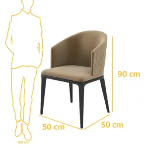 Alternative view of Dining Chair DCH017 كرسي سفرة