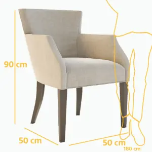 Alternative view of Dining Chair DCH019 كرسي سفرة
