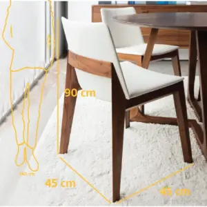 Alternative view of Dining Chair DCH023 كرسي سفرة