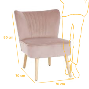 Alternative view of Double Armchair ACH025 فوتيه دبل